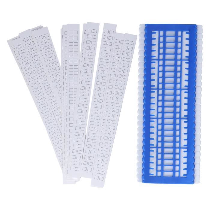 Organisateur Fil à Broder 50 Positions - Avec 4 Cartes Codées, Porte-Bobines, Range-Aiguilles - Point De Croix