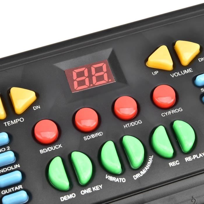 MOO Piano Électrique En Plastique, 37 Touches Usb Enfants Piano Clavier ...