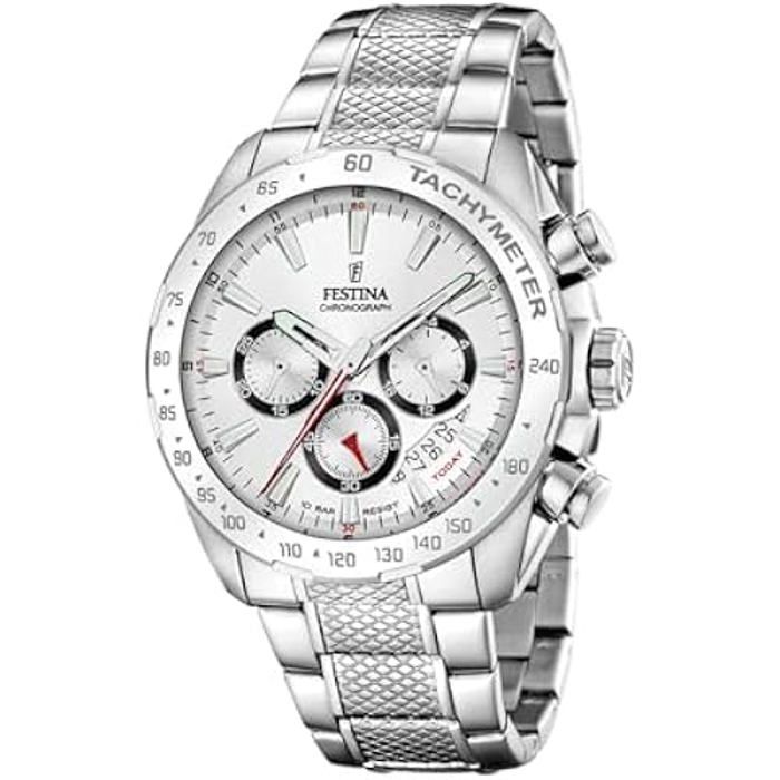 Montre - FESTINA - F20668/1 - Cuir noir - Etanche 5 ATM - Mouvement quartz