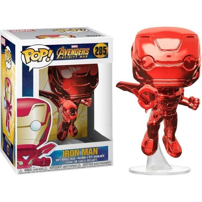 Figurine Funko Pop Marvel Infinity War Iron Man Red Chrome