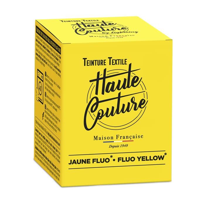 HAUTE-COUTURE Teinture textile haute couture jaune fluo 350 g