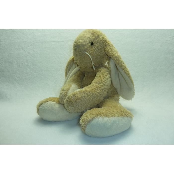 Doudou Lapin Peluche 38 Cm Marron Ecru Comme Neuf Hema Cdiscount Puericulture Eveil Bebe