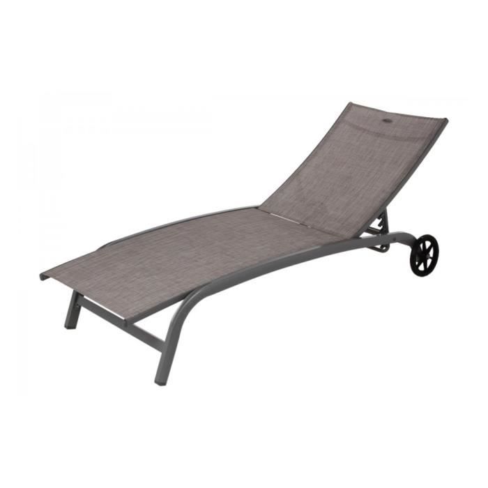 Transat Nagua Multipositions Hesperide Taupe Chine Achat Vente Chaise Longue Transat Nagua Multipos Taupe Cdiscount