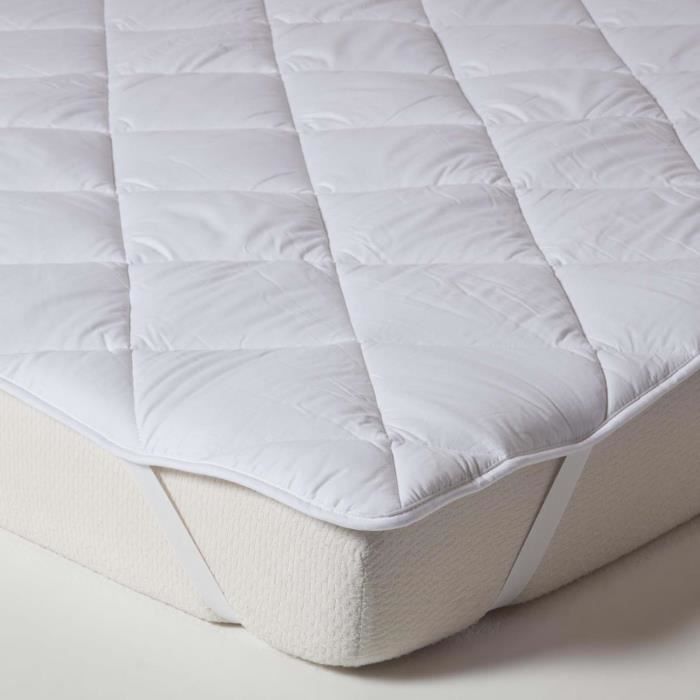 Surmatelas Waterfoam MiaSuite 120x190 Cm – 3 Cm Aloe Vera – Orthopédique Anti-acarien