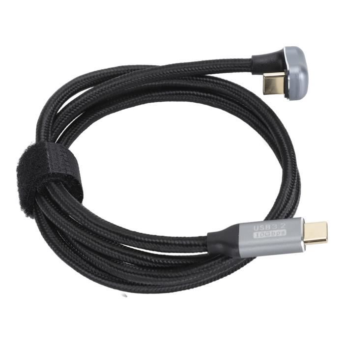 Câble USB De Type C En Forme De U, PD100W USB 3.2 Gen2 10
