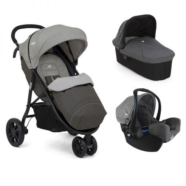 Poussette 3 en 1 Joie Litetrax 3 Gemm Dark Pewter Nacelle Chromium Cdiscount Puericulture Eveil bebe