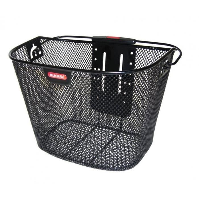 Panier pour cintre Uni avant KLICKFIX - Anthracite - 16 L