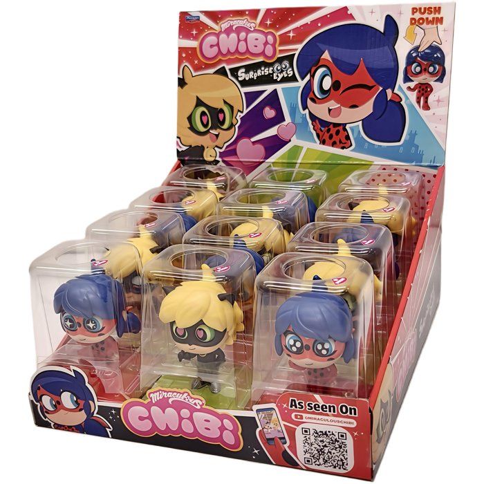 Figurine Chibi BANDAI Miraculous – Modèle Aléatoire 10 cm