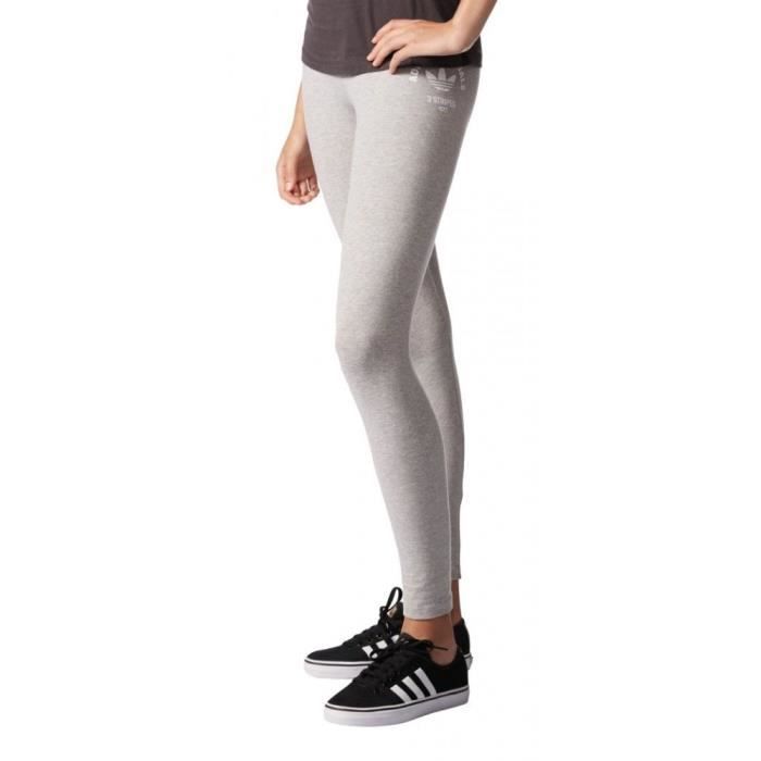 legging adidas gris femme