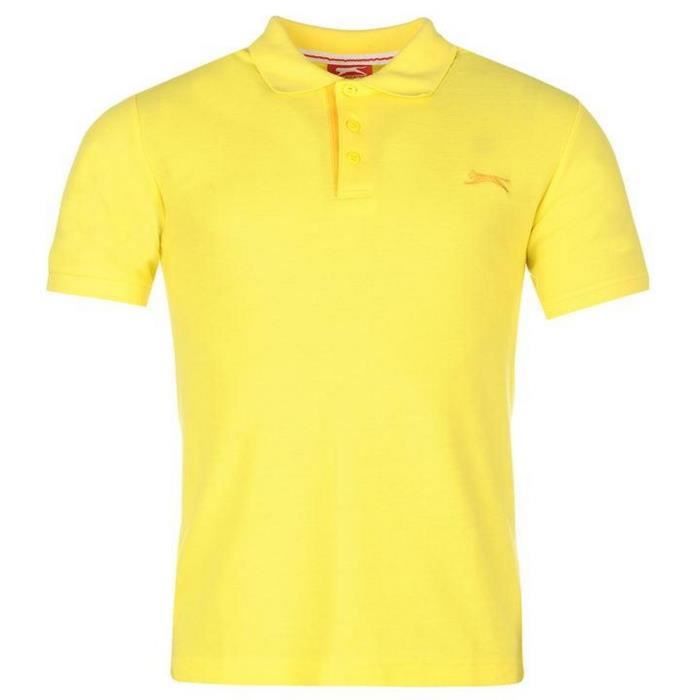 polo asics homme jaune