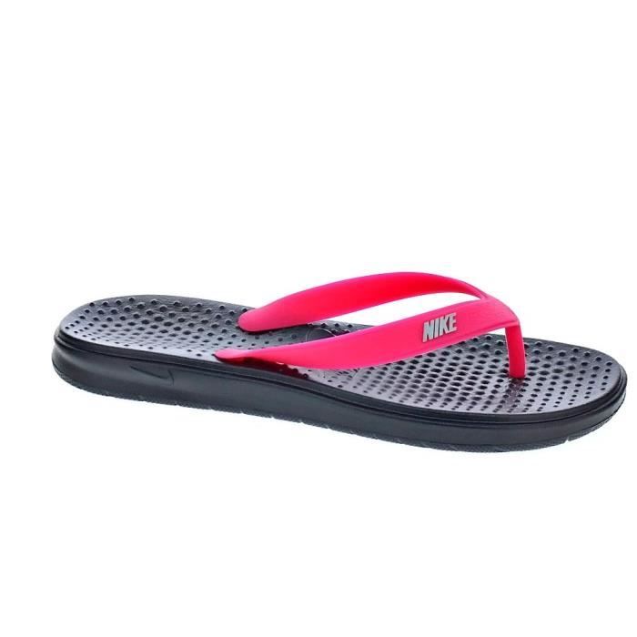 Tongs Nike Solay Thong Garcon Noir Prix Pas Cher Cdiscount