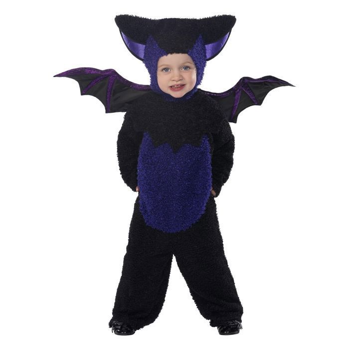 Costume De Chauve-Souris Bébé - Grenouillère Halloween Polaire à Capuche Avec Oreilles 3-20 Mois