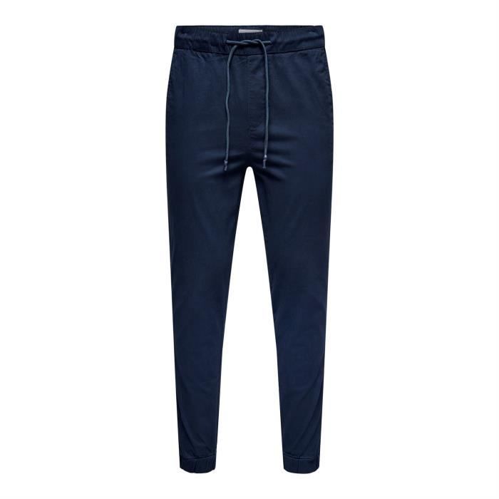 Pantalon chino serré cheville sale