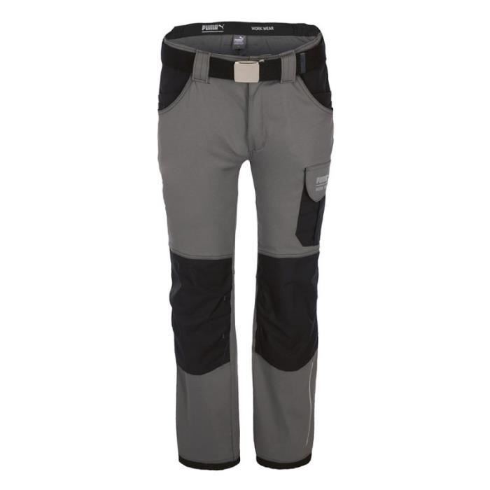 Puma Pantalon de travail homme impermeable a l eau Gris noir Cdiscount Pret a Porter