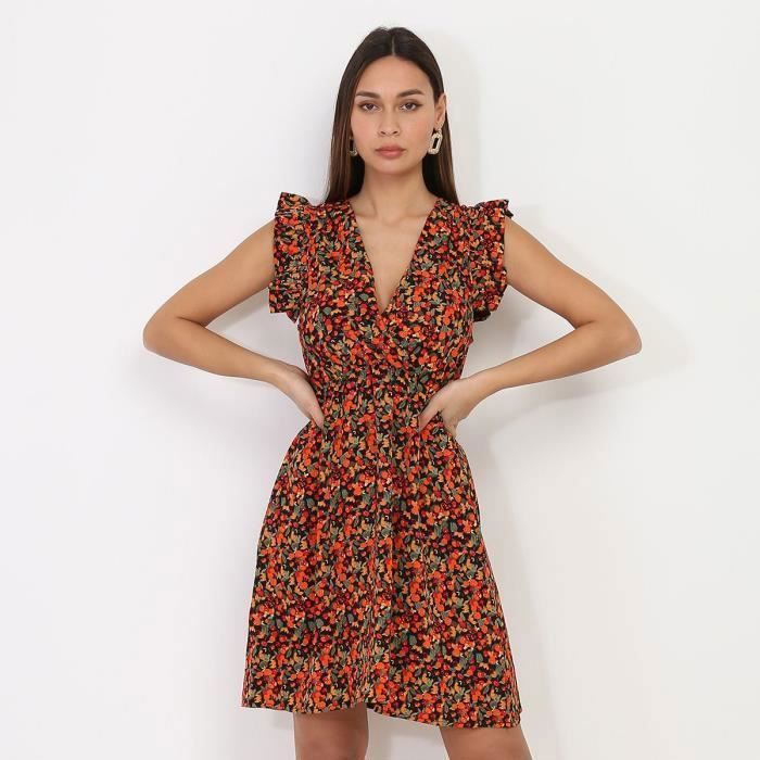 Robe patineuse sales orange