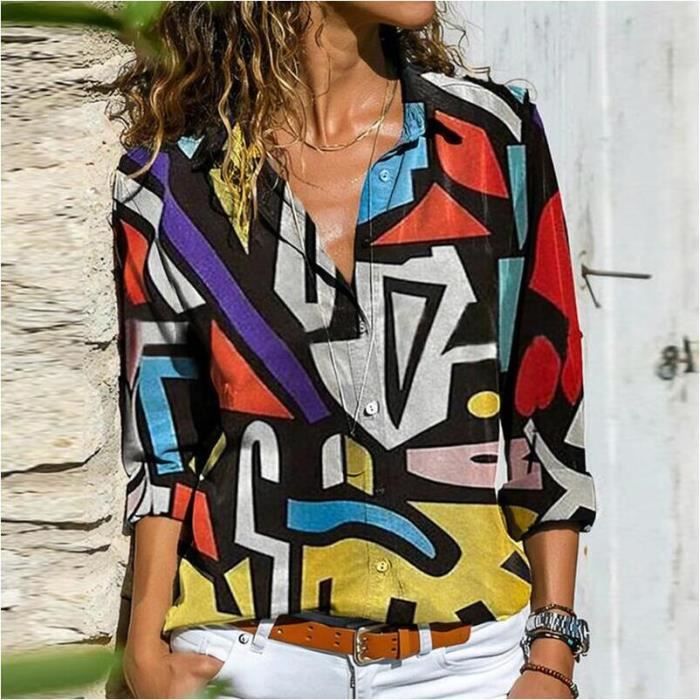 Chemisier coloré new arrivals