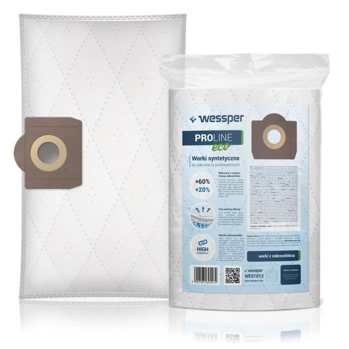 Lot De 5 Sacs à Poussière De Filtration Standard Pour Aspirateurs Secs