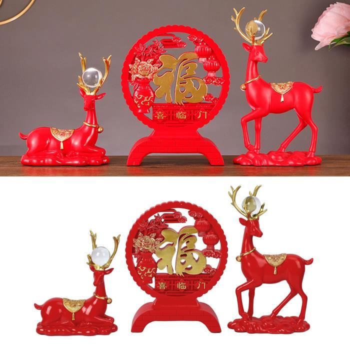 Figurine De Cerf Renne De Noël En Métal Mat Noir – Décoration De Table élégante, Sculpture Moderne Pour Maison, Cheminée, étagère