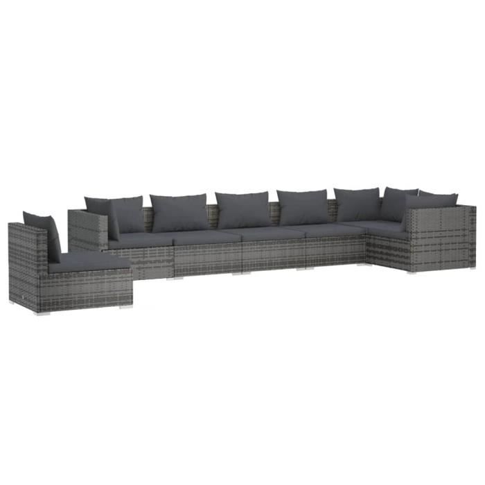 Mobilier de jardin en Résine tressée, Ensemble de salle à manger de jardin 5 PCS avec table
