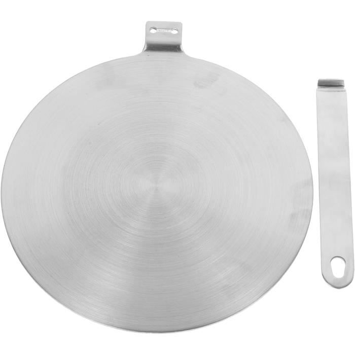 Plaque Diffuseur Induction 18 Cm – Adaptateur Chaleur Acier Inoxydable, Compatible Tous Feux (Induction, Gaz, Électrique, Vitrocéramique)