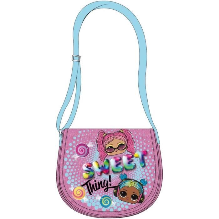 Sac Bandoulière Enfant Fille Bluey - Sangle Réglable - Compartiment Spacieux - Cadeau Licencié Officiel