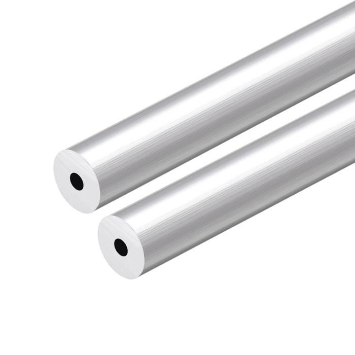 Tube En Aluminium 6063 Rond, Longueur 300 Mm, Diamètre 3mm à 70mm, Brut Et Non Travaillé