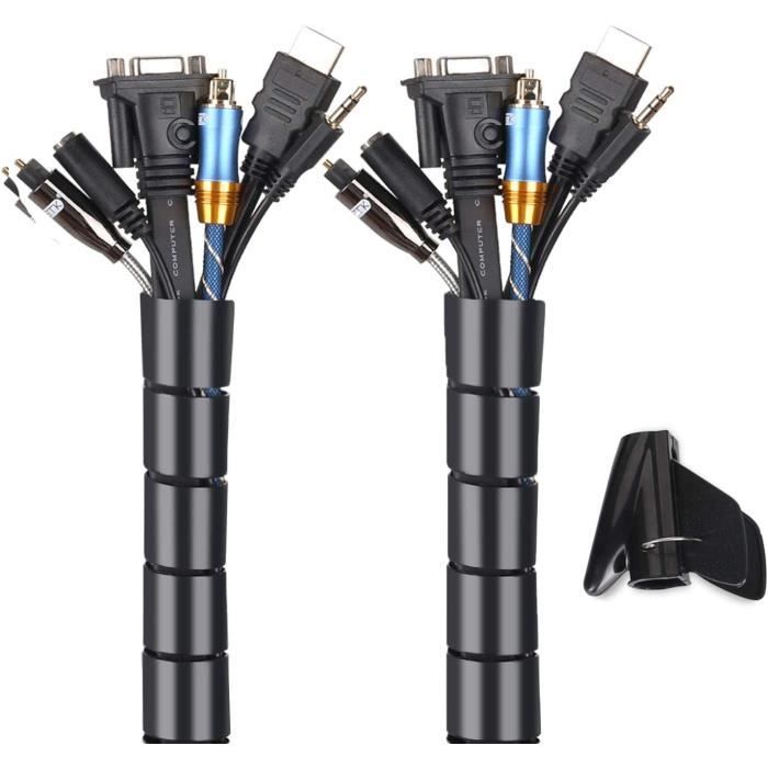 Achat Passe-Câble Flexible Universel Gris - 1,5 M, Organisation des câbles