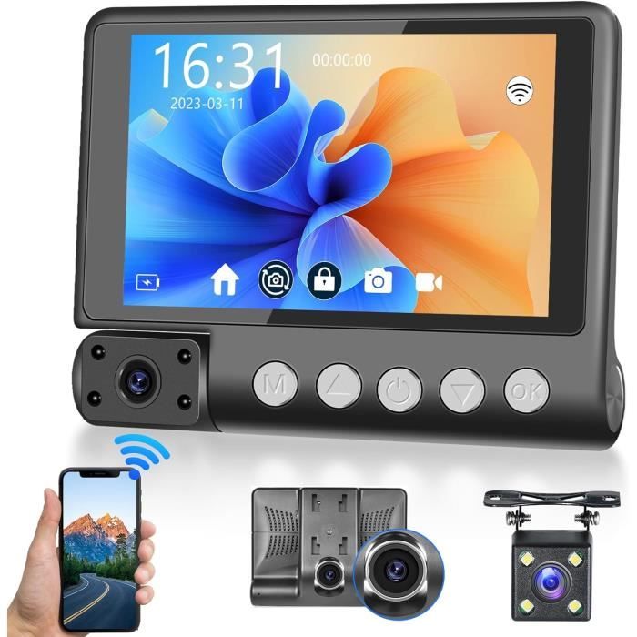 Hodozzy 4K Rückspiegel Dashcam mit Rückfahrkamera, 11,26 Zoll IPS