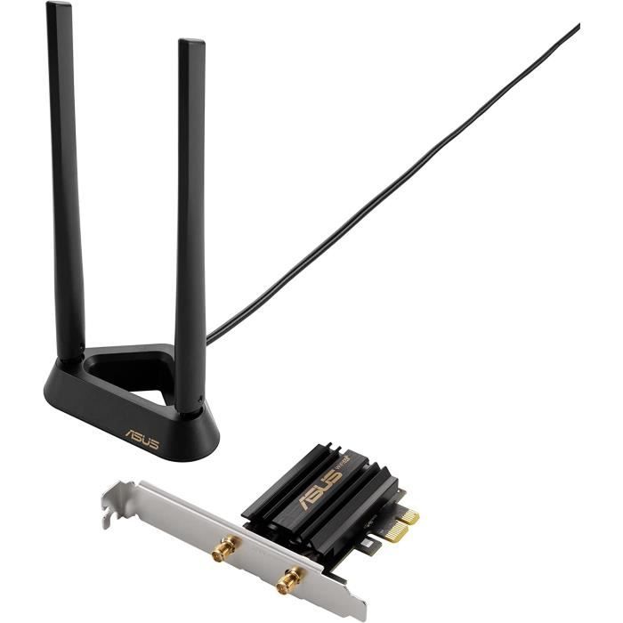 Carte WiFi 6E ASUS PCE-AXE59BT - 5400 Mbit/s, Bluetooth 5.2, Pour PC Gaming Ou Bureau