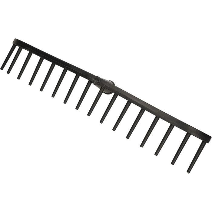 Râteau à Feuilles Extensible – Largeur 19-48 Cm, Longueur 148 Cm, 15 Dents Métal, Poignée Ergonomique, Léger