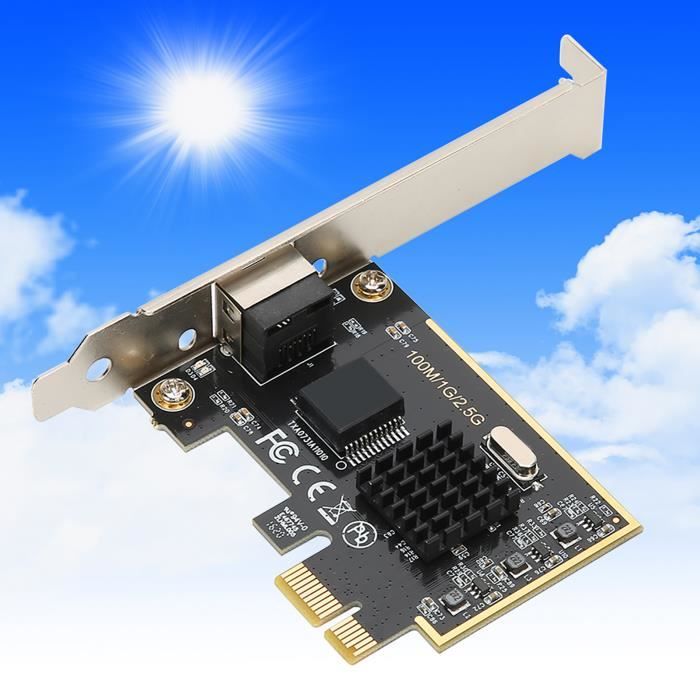 Carte Réseau 2.5G PCI-E Vers RJ45 – Vitesse 2500 Mbps – Puce RTL8125B – Pour PC Gaming, Bureautique – Installation Facile - 13