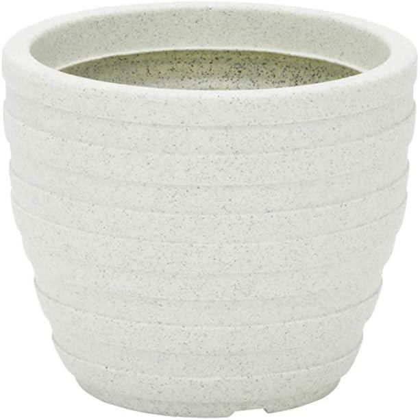 Incan Pot Inca Pot De Fleurs En Plastique Couleur Marbre Ø 38 X Hauteur 32 Cm ...