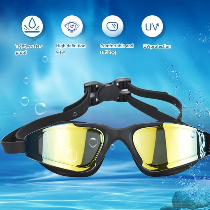 Lunettes De Natation, Lunettes De Natation En Silicone, Lunettes De Piscine,  Lunettes De Natation Adulte, Lunettes