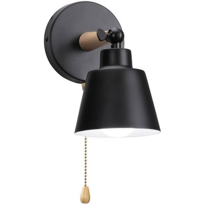 UNI Applique Mural Intérieur Design avec Interrupteur Lampe de Chevet Eclairage Décor Noir UNI Applique Mural Intérieur Design avec Interrupteur Lampe de Chevet Eclairage Décor Noir