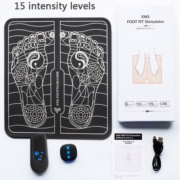 Coussin De Massage Pieds électrique Pliable - 8 Modes De Massage - Relaxation à La Maison