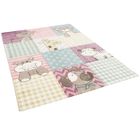 Maui Kids Tapis pour enfant motif animaux b/éb/é rose multicolore 3 tailles disponibles