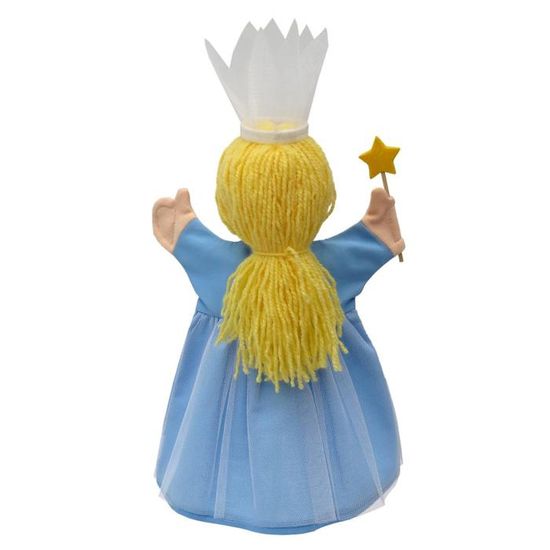 Moravská Ústredna – Marionnette Fée De Minuit Blond 39 Cm – Fabrication Tchèque Textile
