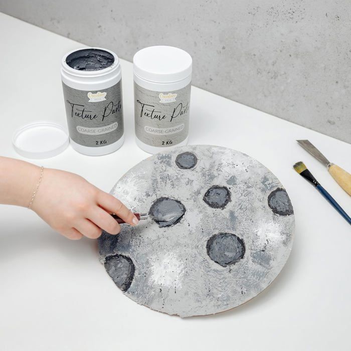 Creative Deco Modeling Paste Pâte de Structure Grain Fin 1kg | Pâte à Relief pour Peinture