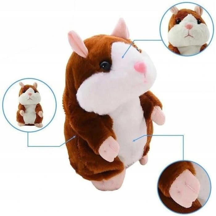 Hamster parlant - Jouet interactif pour enfant - Pour apprendre à  s'endormir - Cadeau d'anniversaire - Cdiscount