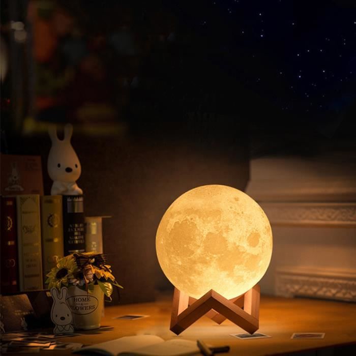 Lampe lune DEL - 15 cm