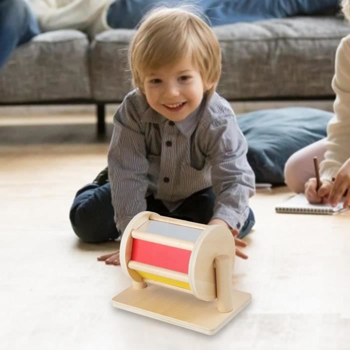 YAANI Tambour tournant Montessori, Jouets bébé 6 à 12 Mois, Jouets Montessori pour 1 an et Tout-Petits, garçon, Fille YAANI Tambour tournant Montessori, Jouets bébé 6 à 12 Mois, Jouets Montessori pour 1 an et Tout-Petits, garçon, Fille