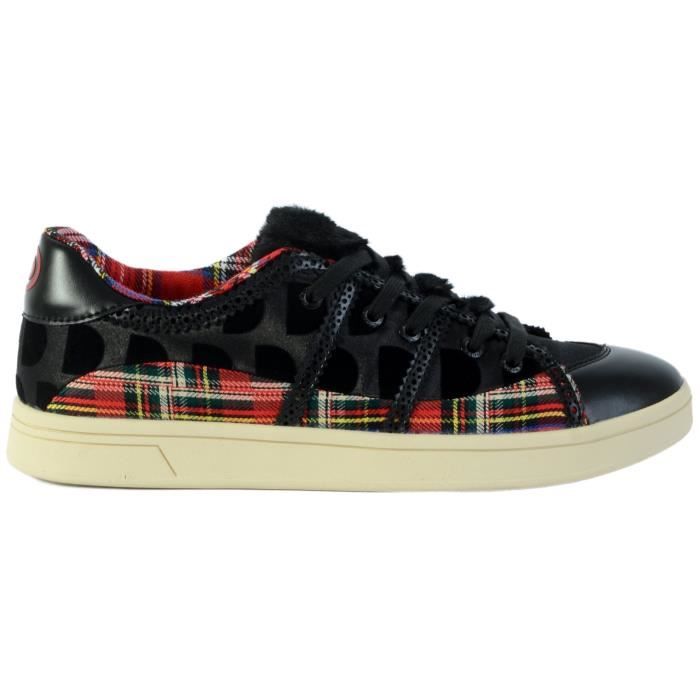 Basket desigual noir top
