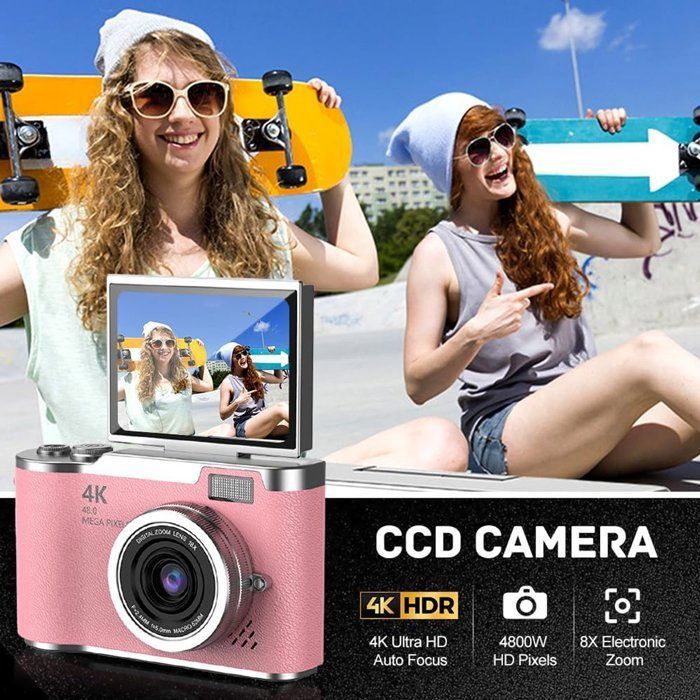 Appareil Photo Enfant Beedove 20MP | Écran 2 Pouces, Vidéo 1080P | Avec Trépied Et Carte 32 Go | Cadeau 3-8 Ans