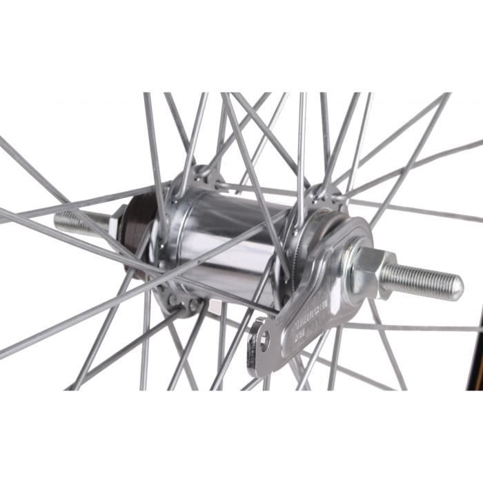 Roue Arri re 28 Pouces Frein R trop dalage Acier 36g Noir