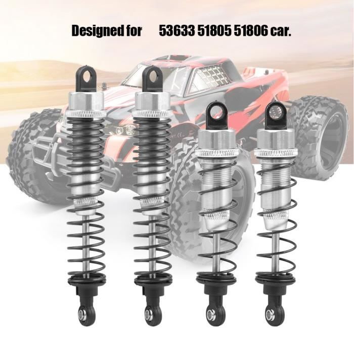 Amortisseur de voiture télécommandé, ressorts d'amortisseur RC 1/10 assemblés à distance pour voiture télécommandée 1:10 68 mm Amortisseur de voiture télécommandé, ressorts d'amortisseur RC 1/10 assemblés à distance pour voiture télécommandée 1:10 68 mm