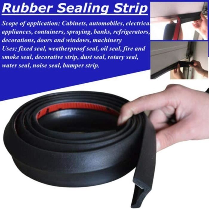 Joint de porte de garage universel de 3 m, bande d'tanchit en