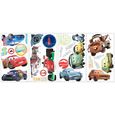 ROOMMATES Lot de 26 stickers DISNEY CARS 2 Flash McQueen repositionnables 4 feuilles de 10,1 x 44,1 cm-2