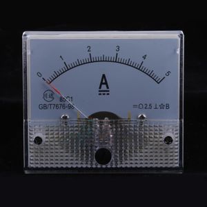 Ampèremètre Ampèremètre à Aiguille Analogique à Panneau 44C2 DC 1A 3A 5A 10A 15A 20A 30A 50A 75A 100A 150A 300A 450A 500A Ampèremètre(1A