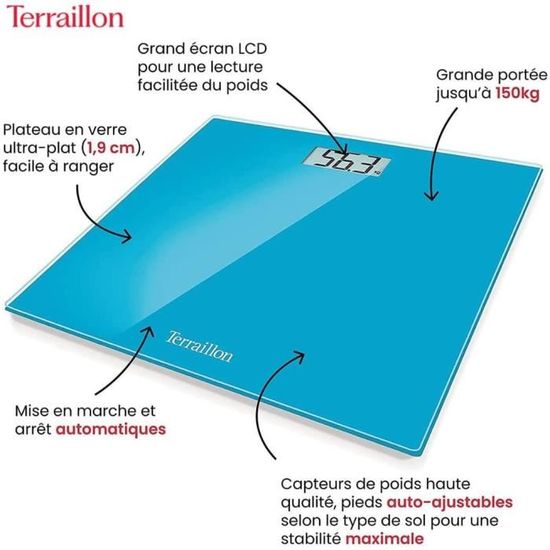 Pèse-Personne Électronique En Bambou - Balance Personnalisé Avec