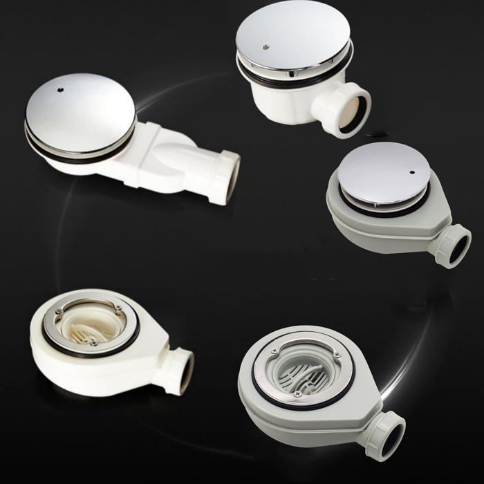 Bonde De Douche Droite SI-FI – Trou Lavabo 46 Mm, Tube 30 Mm, Neuve